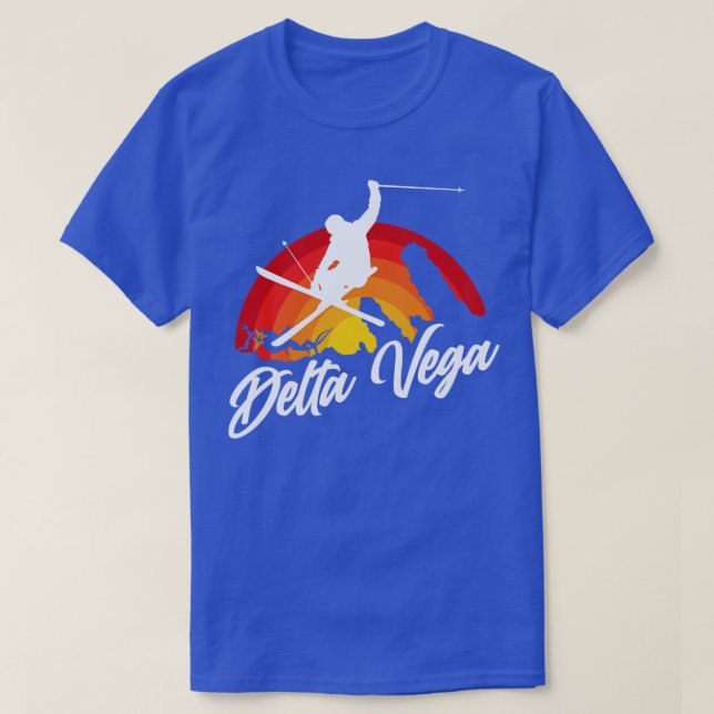 Camiseta Delta Vega de esquí (Diseño del anverso)