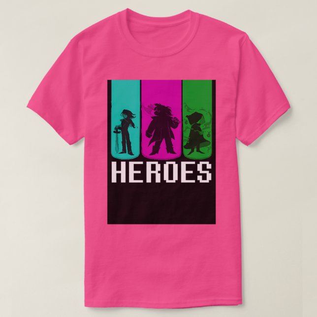 Camiseta Deltarune Heroes (Diseño del anverso)