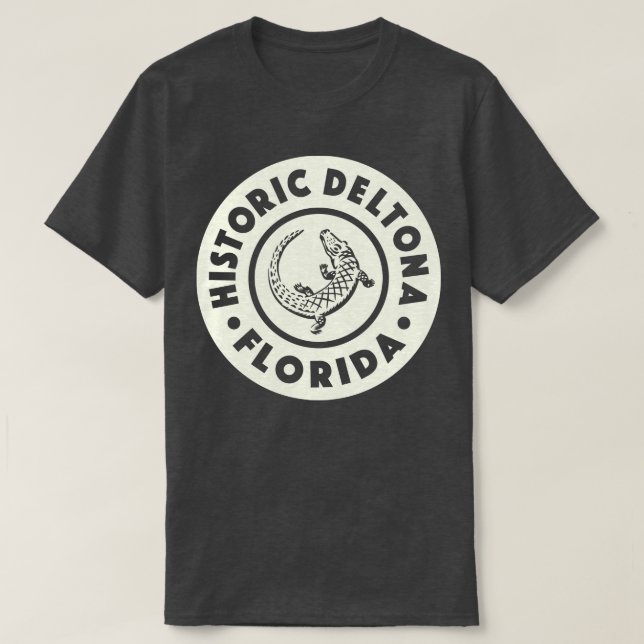 Camiseta Deltona Florida Circle Tan (Diseño del anverso)