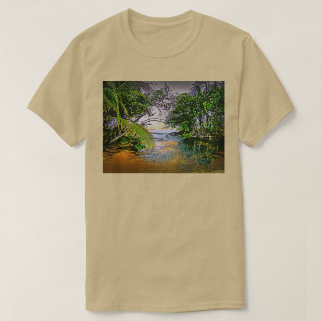 Camiseta Deluge En Bocas Del Toro Panamá (Diseño del anverso)
