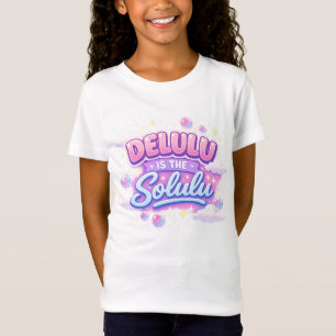 Camiseta Delulu Es el Solulu – Estética Kawaii Adorable