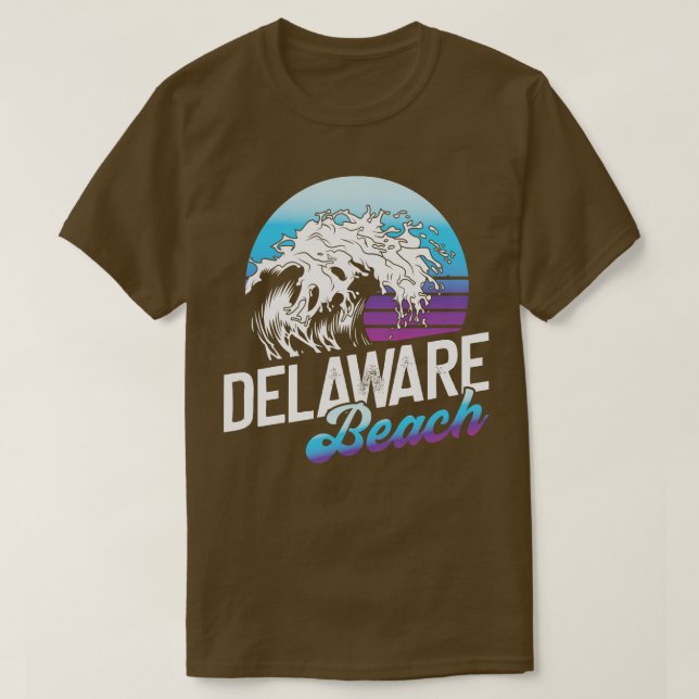 Camiseta Delware Beach (Diseño del anverso)