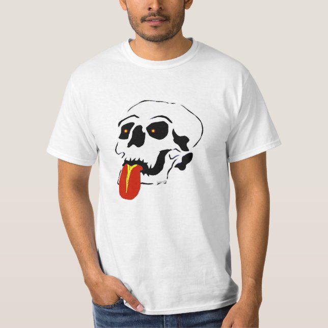 Camiseta Dem Stress die Zunge raus!  (Anverso)
