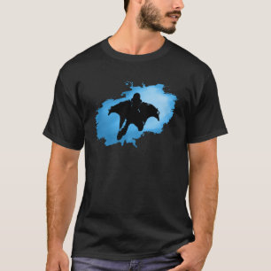 Camiseta Demanda de ala azul para paracaídas Wingsuit