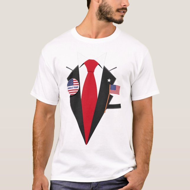 Camiseta Demanda Donald Trump y veta disfraz de Halloween 1 (Anverso)