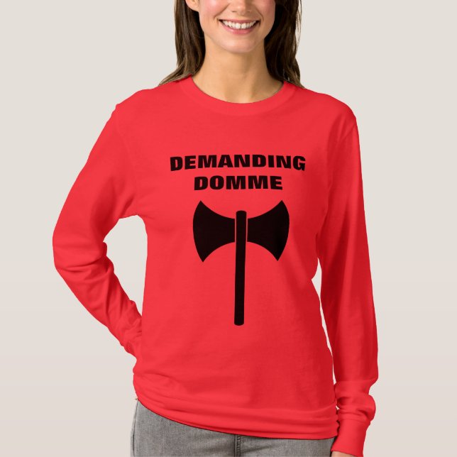 CAMISETA DEMANDANDO DOMINIO (Anverso)