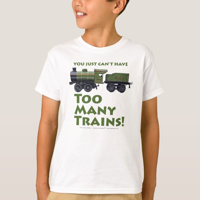 Camiseta Demasiada antigüedad de los trenes (Anverso)