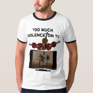 Camiseta Demasiada violencia en la TV