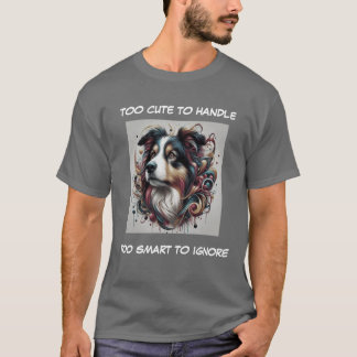 Camiseta Demasiado adorable para ser adorable para ignorar