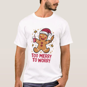 Camiseta Demasiado Alegre Para Preocuparse Payaso De Jengib