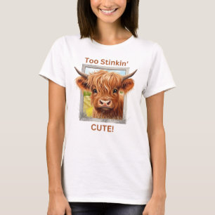 Camiseta Demasiado apestoso vaca de la montaña