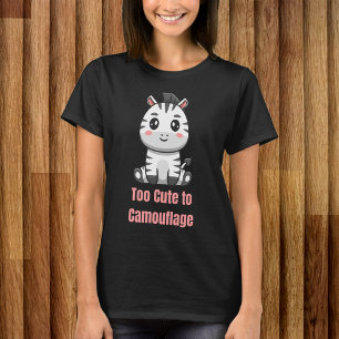 Camiseta Demasiado apropiado para el camuflaje