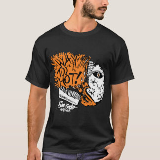 Camiseta ¡DEMASIADO CALIENTE! calavera de dibujos animados