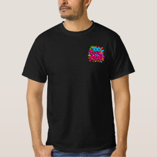 Camiseta Demasiado Cool Para Importar — Tipografía Negrita