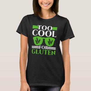 Camiseta Demasiado Cool Para la Enfermedad Celiaca Mes de C