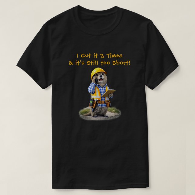 Camiseta "Demasiado corto" (1) (Diseño del anverso)