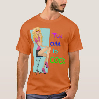 CAMISETA DEMASIADO CORTO PARA COCINAR