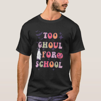 Camiseta Demasiado deslumbrante para el profesor retro esco