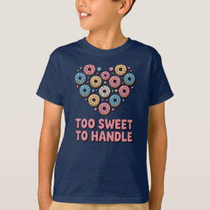 Camiseta Demasiado dulce para manejar Donut Kids