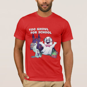 Camiseta Demasiado Espantoso Para la Escuela - Chiste Diver