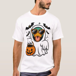 Camiseta Demasiado Fantasma Para Esto – Pato Divertido Fant