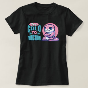 Camiseta Demasiado Frío Para Funcionar Lizard Congelador