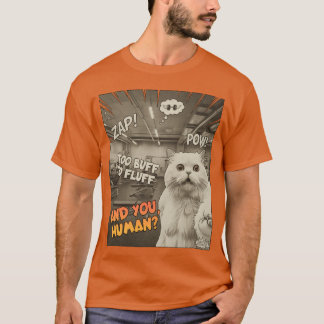 Camiseta Demasiado fuerte para esponjar – Selfie de gato de
