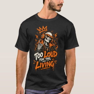 Camiseta Demasiado Fuerte para la Ropa Callejera de Esquele