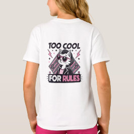 Camiseta Demasiado genial para las reglas – Gato de streetw
