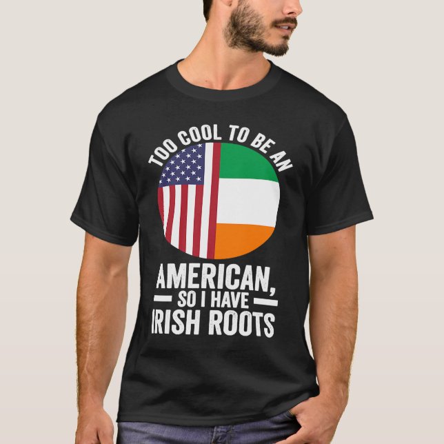 Camiseta demasiado genial para ser norteamericano, así que  (Anverso)