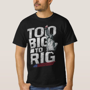 Camiseta Demasiado Grande Para Amañar Divertido Trump 2024 