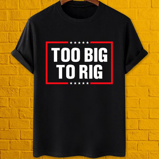 Camiseta Demasiado grande para amañar el derrumbe arrollado (Subido por el creador)