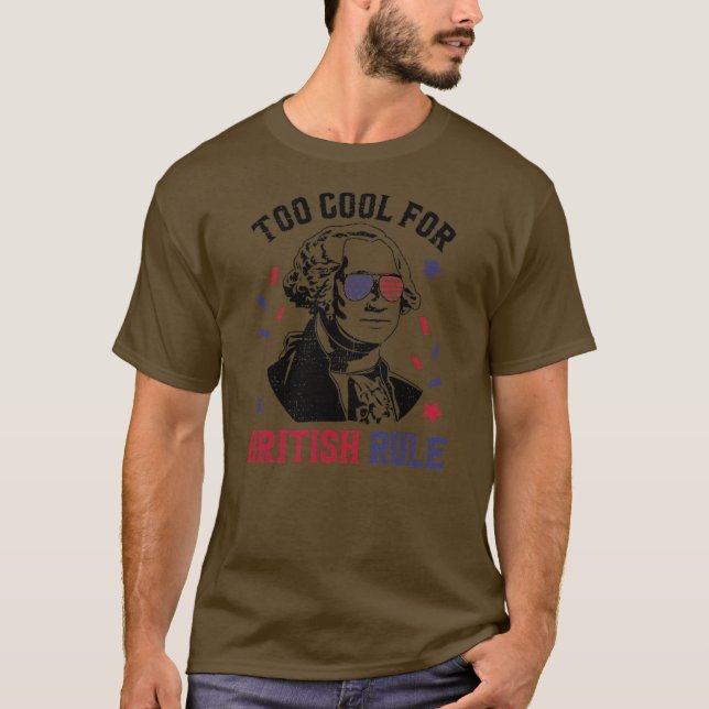 Camiseta Demasiado Guay Para El Fiesta Del Gobierno Británi (Anverso)