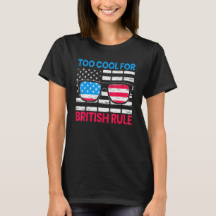 Camiseta Demasiado Guay Para El Gobierno Británico Bandera 