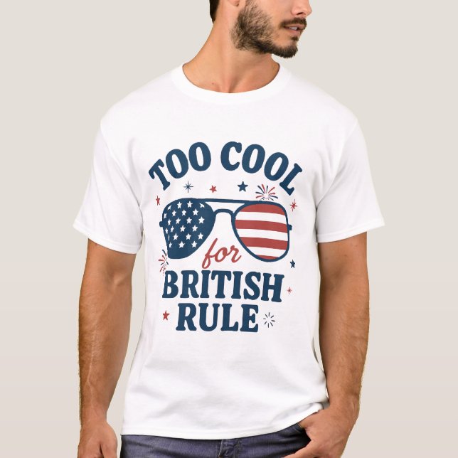 Camiseta Demasiado Guay para el gobierno británico | Gracio (Anverso)