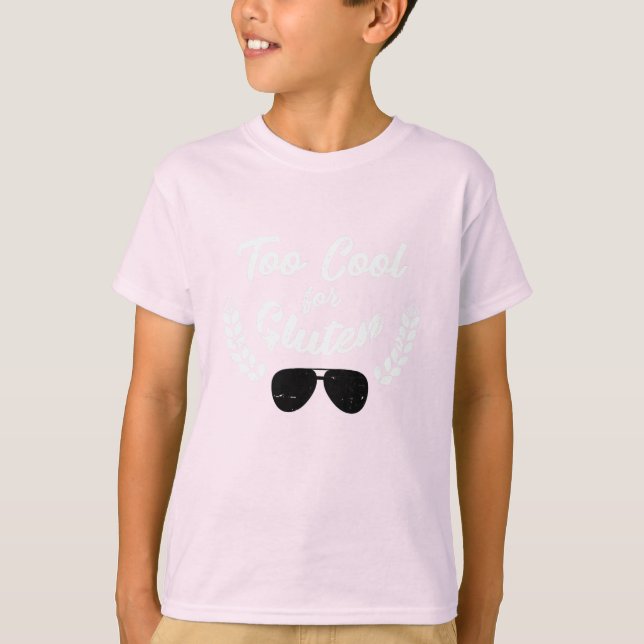 Camiseta Demasiado Guay Para La Dieta Gluten (Anverso)