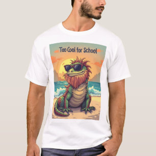 Camiseta Demasiado Guay para la escuela - Personalizado de 