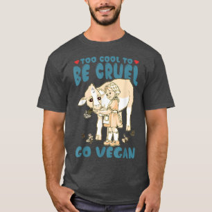 Camiseta Demasiado Guay para ser crudo Vamos Vegan Día Mund