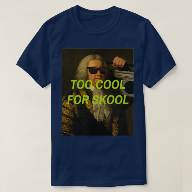 Camiseta Demasiado Guay para Skool 2 (Diseño del anverso)