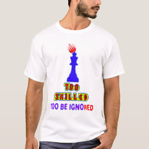 Camiseta Demasiado Hábil para ser Ignorado, Tipografía Moti