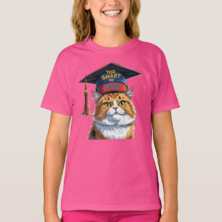 Camiseta Demasiado inteligente para cuidar | Sarcástica con