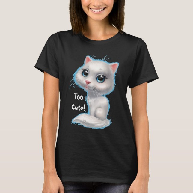 Camiseta Demasiado Kitty (Anverso)