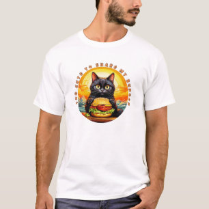 Camiseta Demasiado lindo para compartir mi hamburguesa - Ar