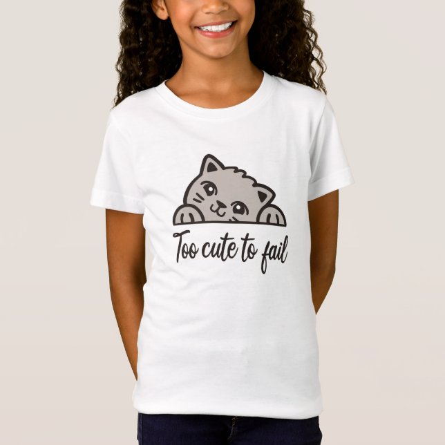 Camiseta Demasiado lindo para fallar (Anverso)