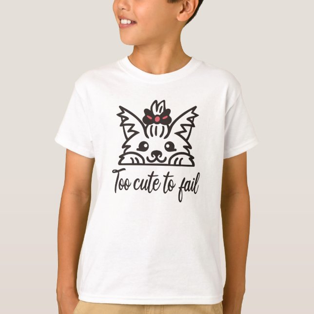 Camiseta Demasiado lindo para fallar (Anverso)