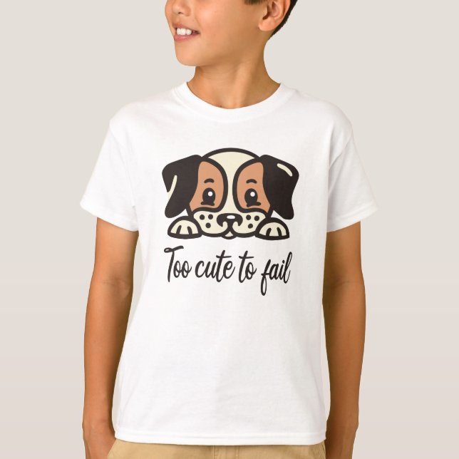 Camiseta Demasiado lindo para fallar (Anverso)