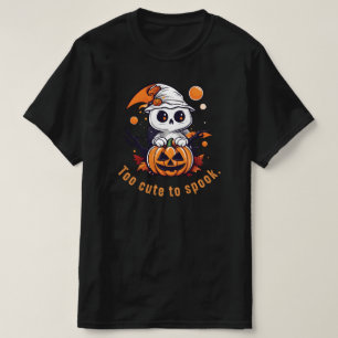 Camiseta Demasiado lindo para hablar Cute Tee fantasma