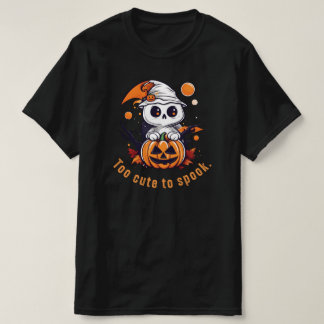 Camiseta Demasiado lindo para hablar | Cute Tee fantasma