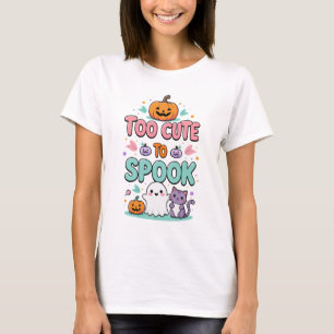 Camiseta Demasiado lindo para hablar - Kawaii Pastel Hallow