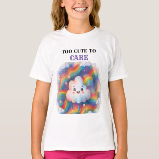 Camiseta Demasiado Lindo Para Importar Nube Arcoíris Lindo